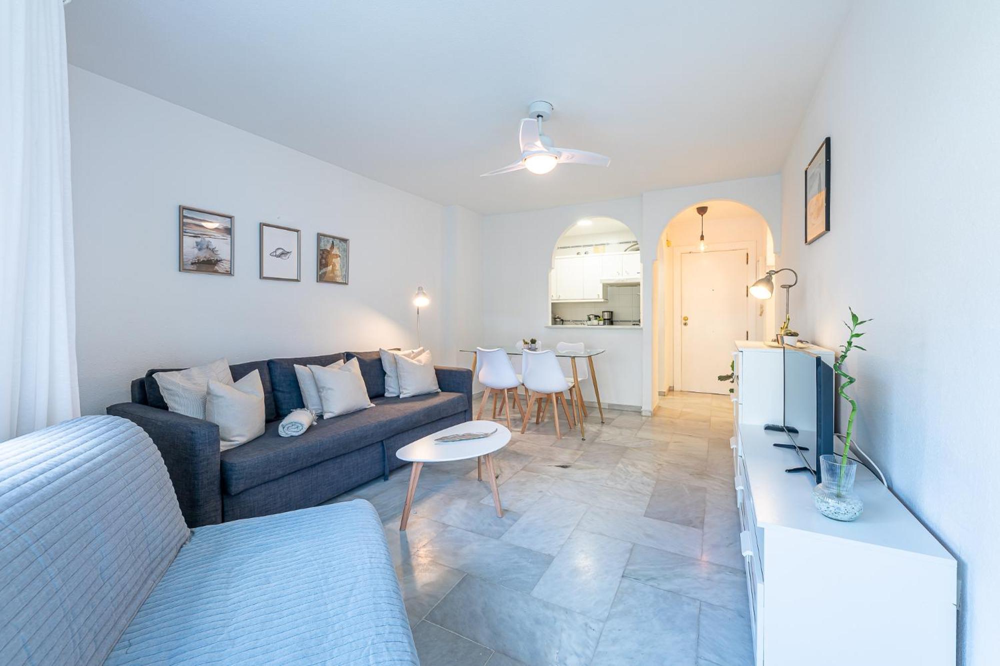 Carihuela Torremolinos With Pool And Free Parking 5 M Beach Exterior photo